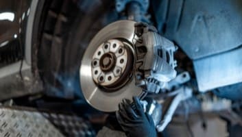 Brake rotor and pad replacement at Allied Auto Services in Roselle
