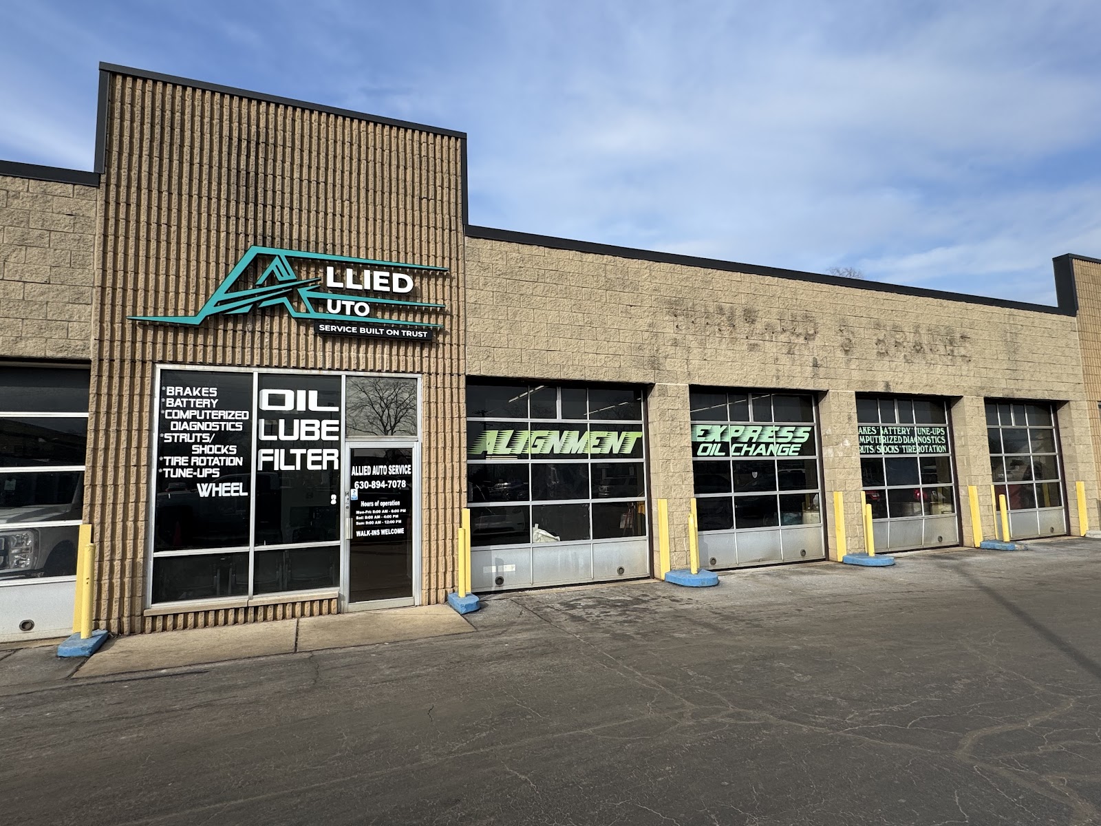 Hand wash and detailing at Allied Auto Services in Roselle